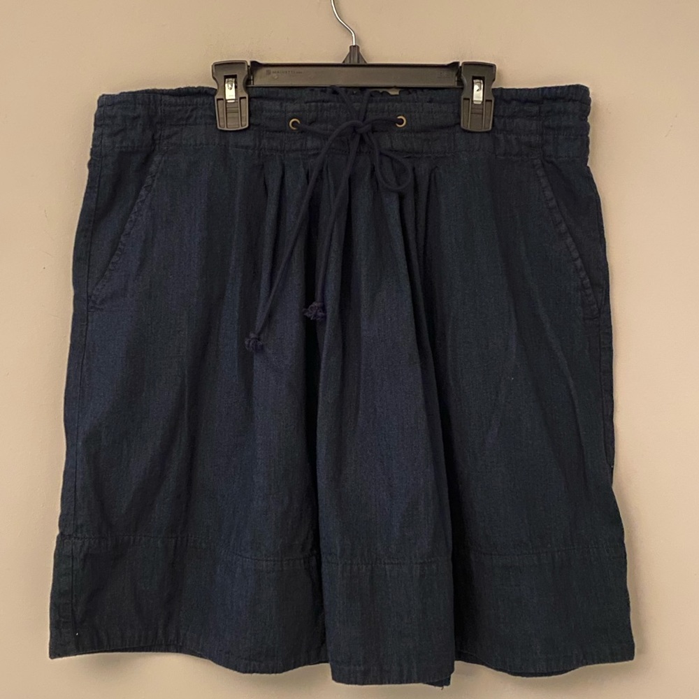 A new day blue denim style mini skirt XL